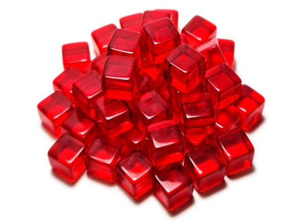 Acrylic Cube Tokens - Rød Green Stuff World 