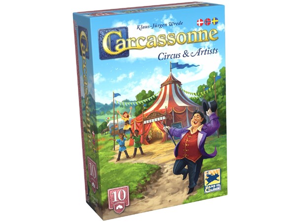 Carcassonne Circus & Artists Expansion Dansk udgave 