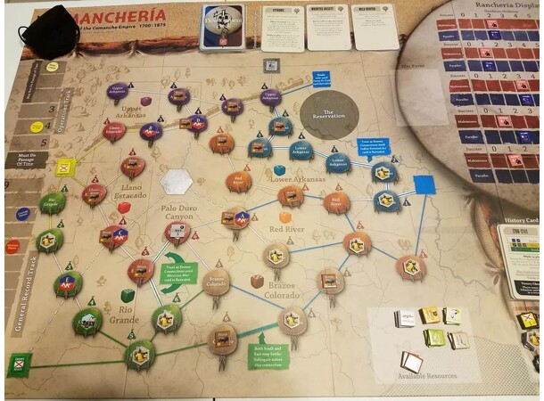 Comancheria Brætspil 2nd Printing 