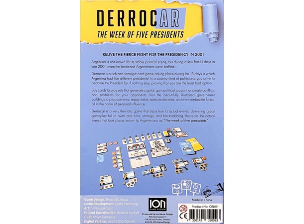 DerrocAr Brætspil DerrocAr The Week of Five Presidents 