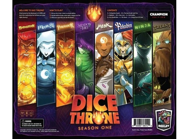 Dice Throne S1 Battle Chest Brætspil 