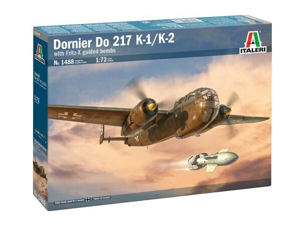 Dornier DO 217 K-1/K-2 Italeri 1:72 byggesæt 