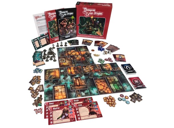 Dungeon Saga Origins Brætspil Core Game 