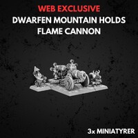 Dwarven Mountain Holds Flame Cannon Warhammer The Old World