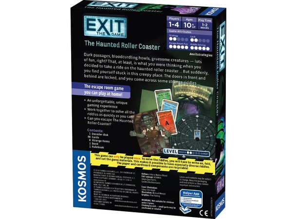 EXIT Haunted Roller Coaster Brætspil 