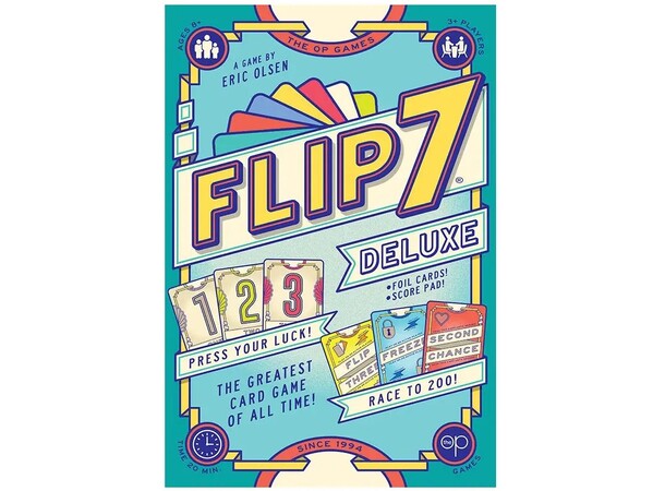 Flip 7 Deluxe Kortspil 