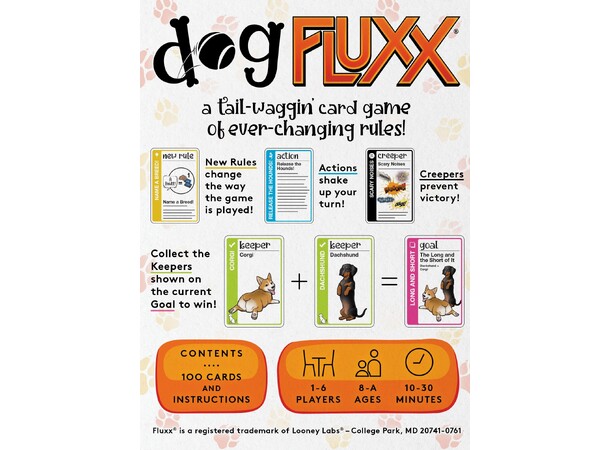 Fluxx Dog Kortspil 