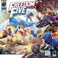 Freedom Five Brætspil A Sentinel Comics Brætspil