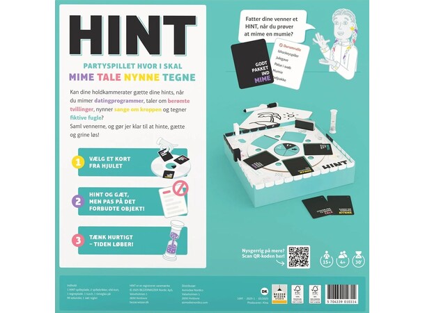 HINT Classic Selskabsspil Dansk udgave 