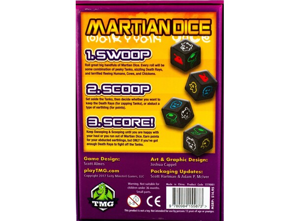 Martian Dice Terningespil 