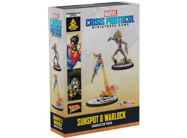 Marvel Crisis Protocol Sunspot & Warlock Ekspansion til Marvel Crisis Protocol 