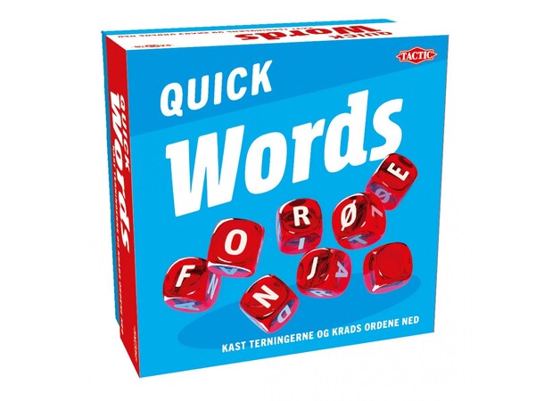 Quick Words Selskabsspil Dansk udgave 