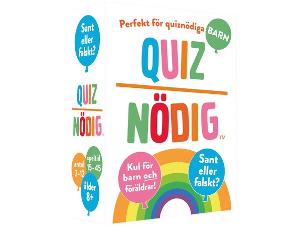QuizNödig Sant eller Falskt - SVENSK 