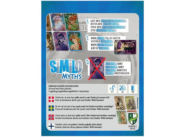 Similo Myths Kortspil Dansk udgave 