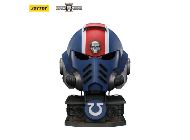 Space Marines Replica Titus-hjelm 30 cm Med stativ 