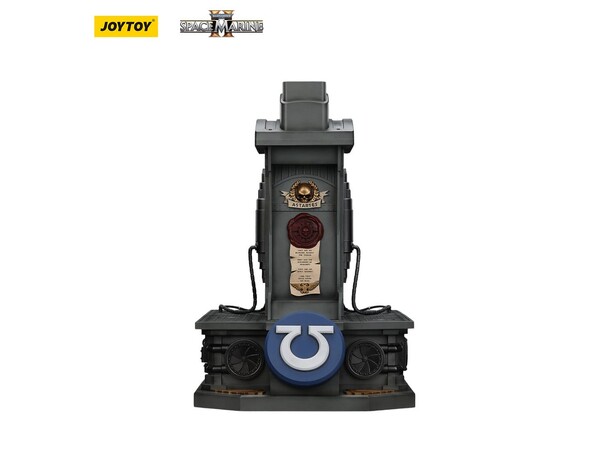 Space Marines Replica Titus-hjelm 30 cm Med stativ 