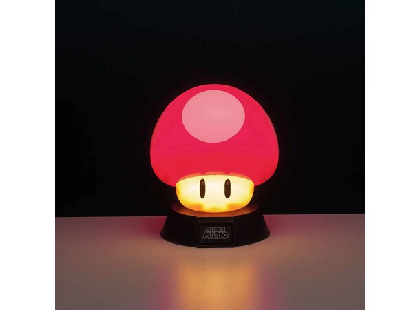 Super Mario Mushroom-lampe - 12 cm 