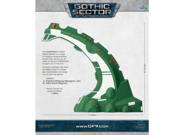 Terrain Eldar Heavy Webway Warpgate Battlefield in a Box - Gothic Sector 