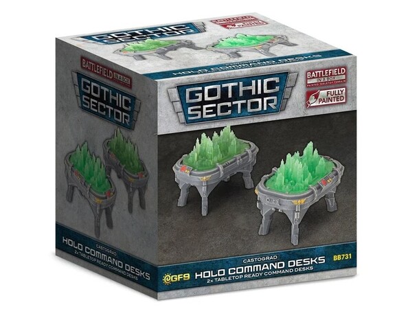 Terræn Holo Command Desk Battlefield in a Box - Gothic Sector 