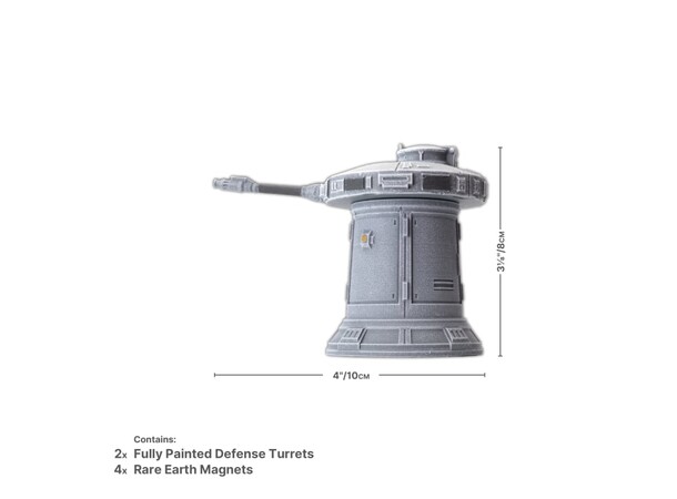 Terræn Rebel Outpost Defense Turrets Battlefield in a Box - Galactic Warzones 