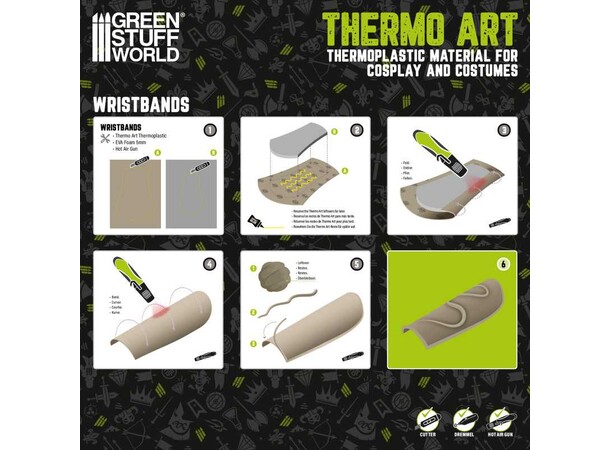 ThermoArt Smooth 200x300 mm Green Stuff World 