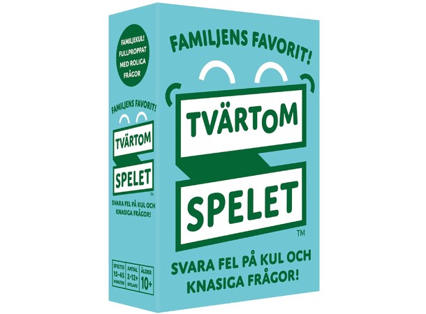 Tvärtomspelet Familjens favorit - SVENSK 