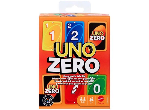 UNO Zero Kortspil Dansk udgave 