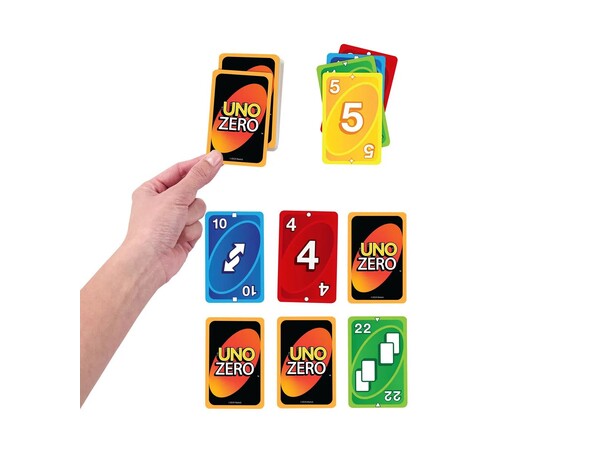 UNO Zero Kortspil Dansk udgave 