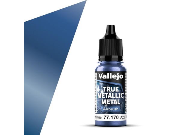 Vallejo True Metallic Airbrush Ultramari Ultramarine Blue - True Metallic Metal 