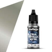 Vallejo True Metallic Light Obsidian Black - True Metallic Metal