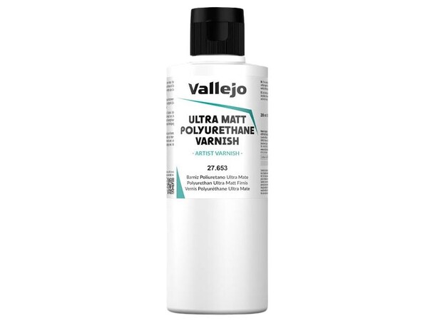 Vallejo Ultra Matt Poly Varnish 200 ml Polyurethan 