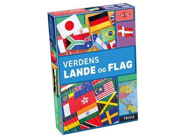 Verdens Lande og Flag Quizspil Dansk udgave 
