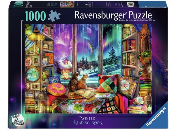 Winter Reading Nook 1000 brikker Puslespil - Ravensburger Puzzle 