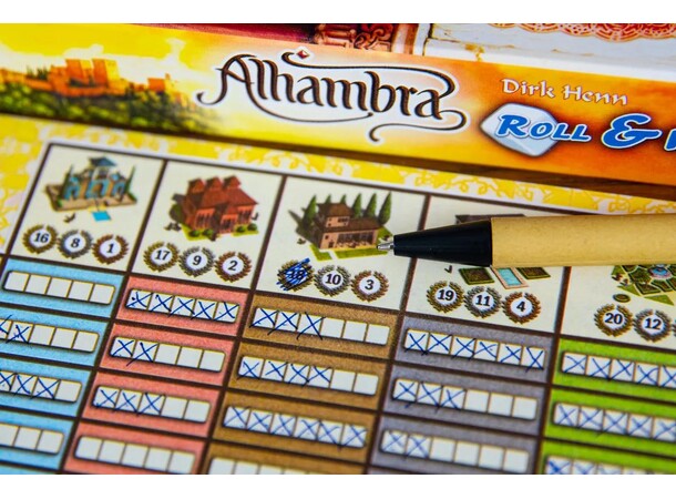 Alhambra Roll & Write Brætspil 