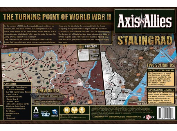 Axis & Allies Stalingrad Brætspil 