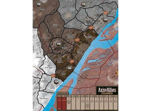 Axis & Allies Stalingrad Brætspil 