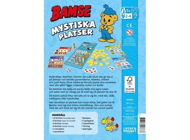 Bamse Mystiska platser - SVENSK 