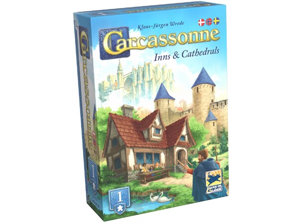 Carcassonne Inns & Cathedrals Expansion Dansk udgave 