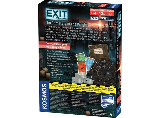EXIT Cemetery of the Knight Brætspil 