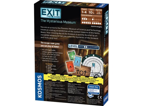 EXIT The Mysterious Museum Brætspil 