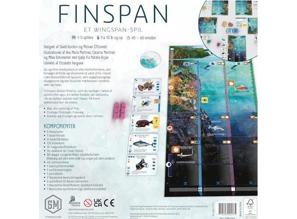 Finspan Brætspil Dansk udgave 