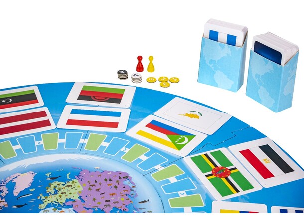 Flagg Verden Rundt - NORSK 
