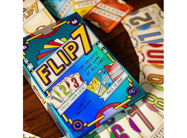 Flip 7 Kortspil Dansk udgave 