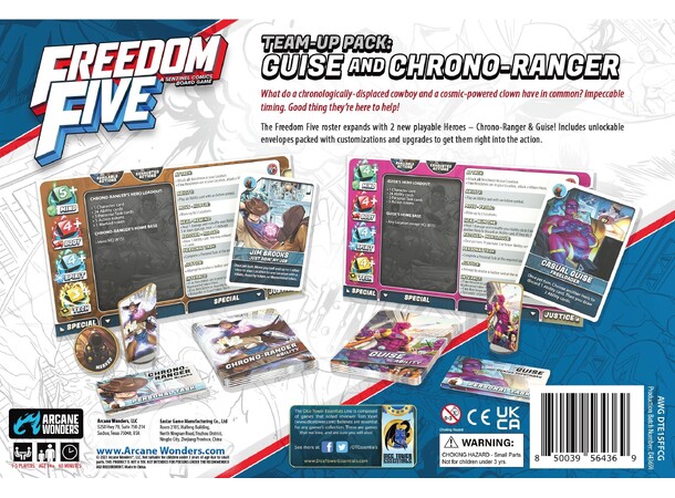 Freedom Five Guise & Chrono Expansion Ekspansion til Freedom Five 