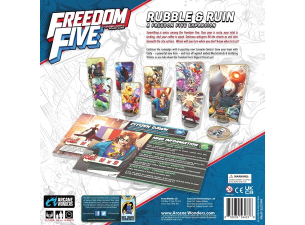 Freedom Five Rubble & Ruin Expansion Ekspansion til Freedom Five 