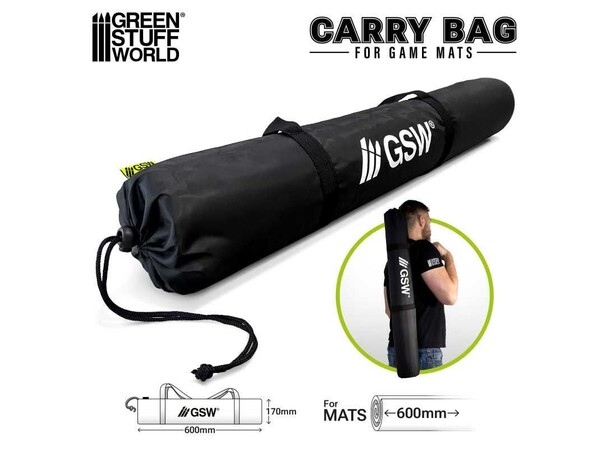 Game Mat Carrying Bag 60 cm Green Stuff World 