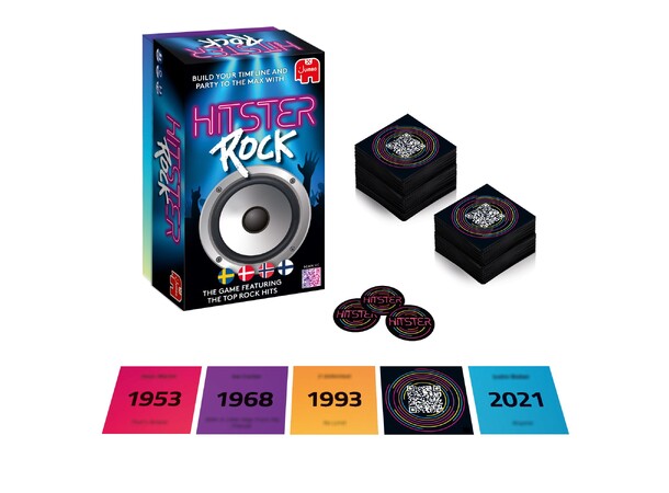 Hitster Rock Selskabsspil Dansk udgave 