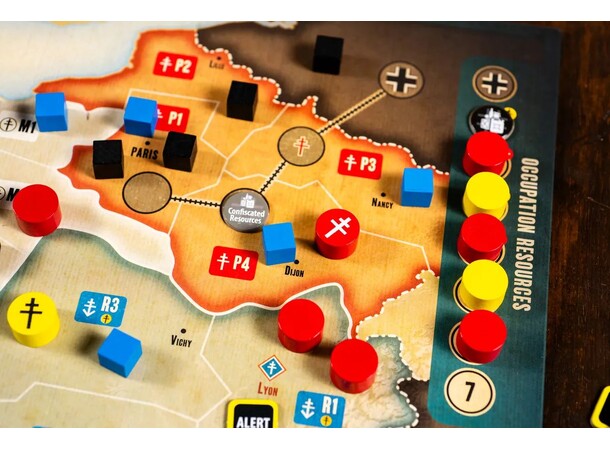In the Shadows Brætspil Resistance in France 1943-1944 