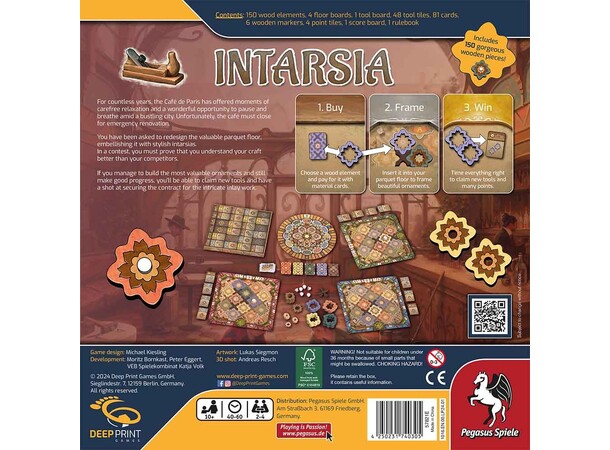 Intarsia Brætspil 