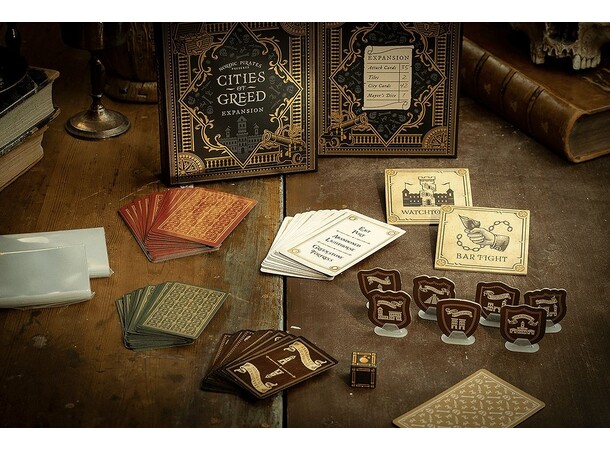 Lying Pirates Cities of Greed Expansion Ekspansion til Lying Pirates 